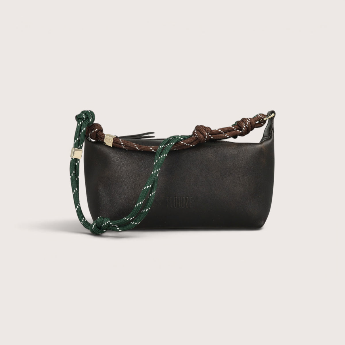 FLÒ POUCH Aged Leather - Brown