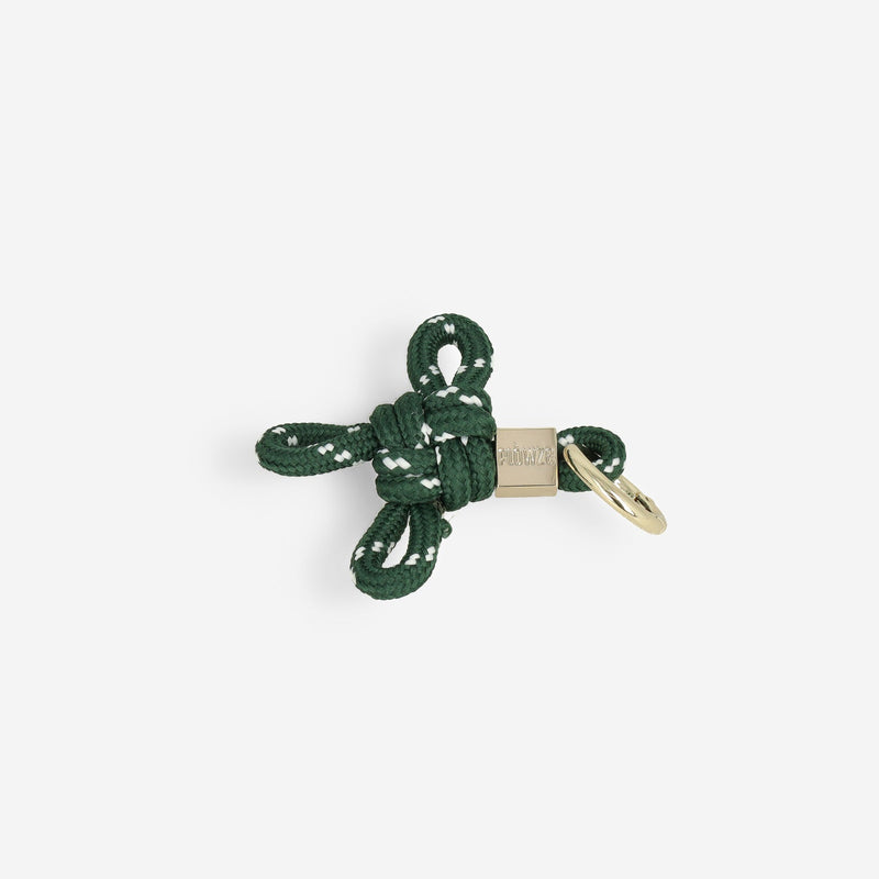 FL Ò / KNOT GREEN - Square rope key ring