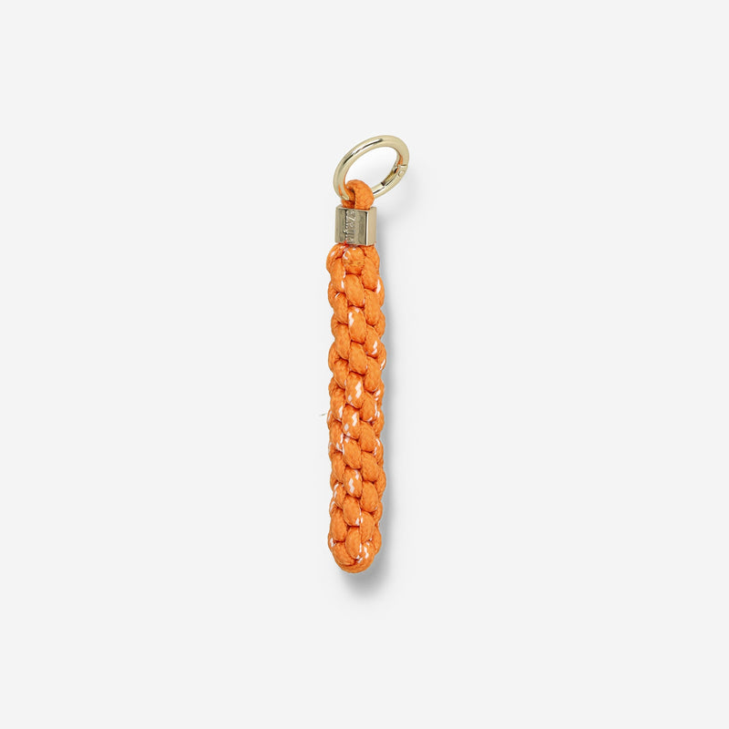 F L Ò / T W I S T ORANGE - Portachiavi intrecciato tipo scoobydoo
