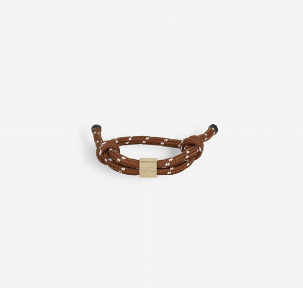 F L Ò / B R A C E BROWN  - Braccialetto in corda