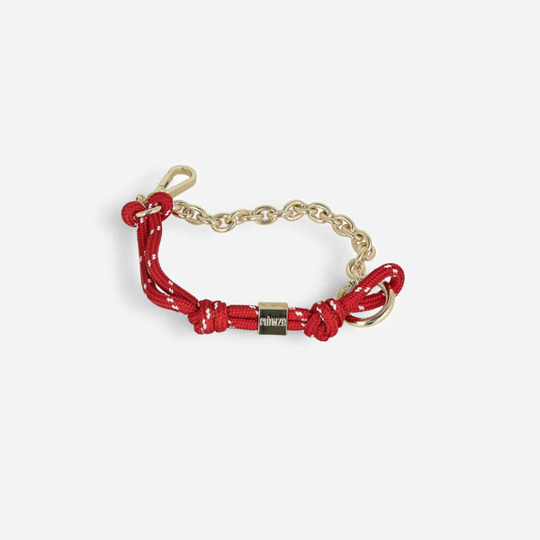 F L Ò / L I N K RASPBERRY - Charm per borsa con catena dorata