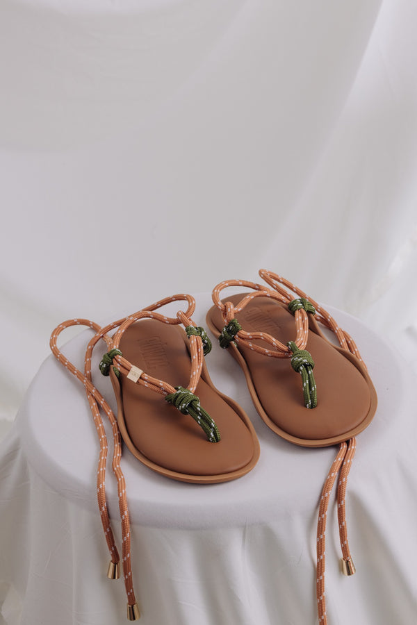 F L Ò / T W I N - Terracotta/Militar Green