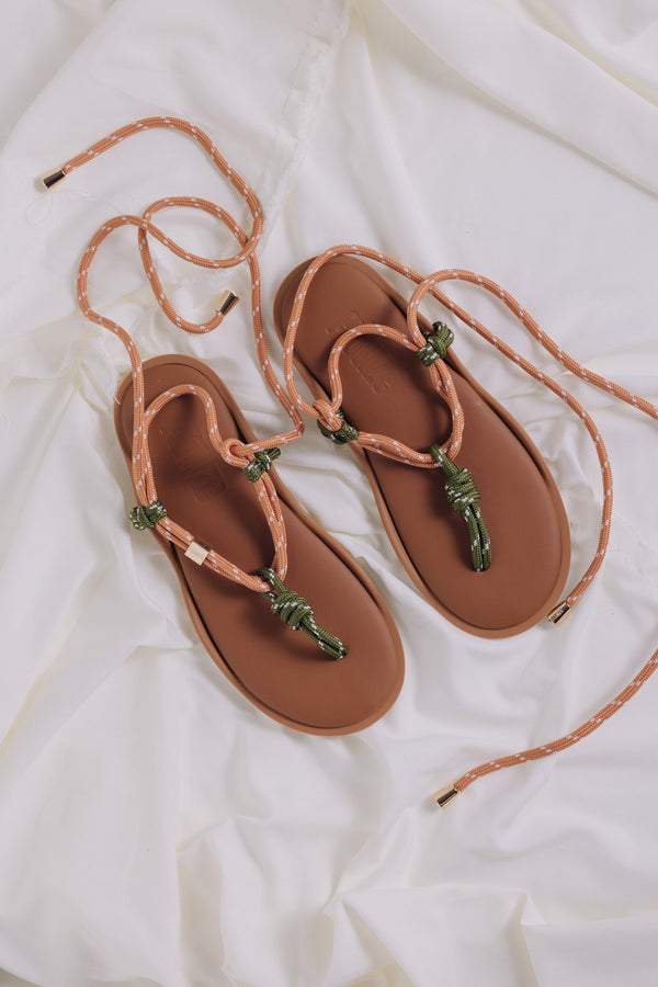 F L Ò / T W I N - Terracotta/Militar Green