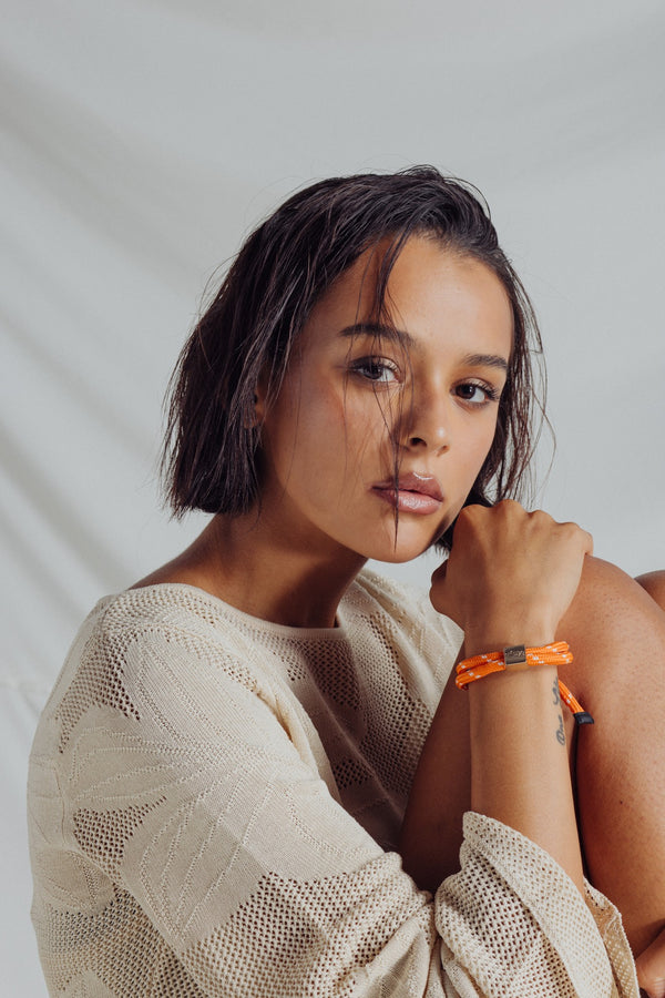 FL Ò / BRACE ORANGE - Rope bracelet