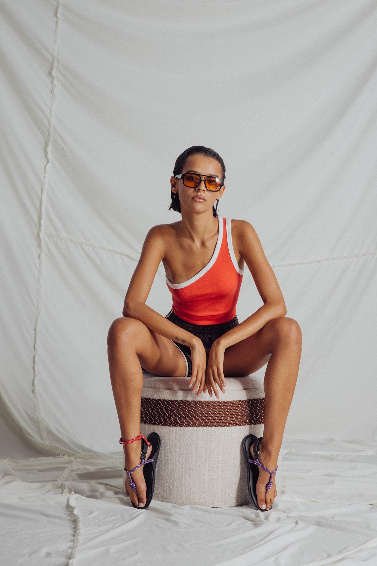 FL Ò / BRACE RED - Rope bracelet