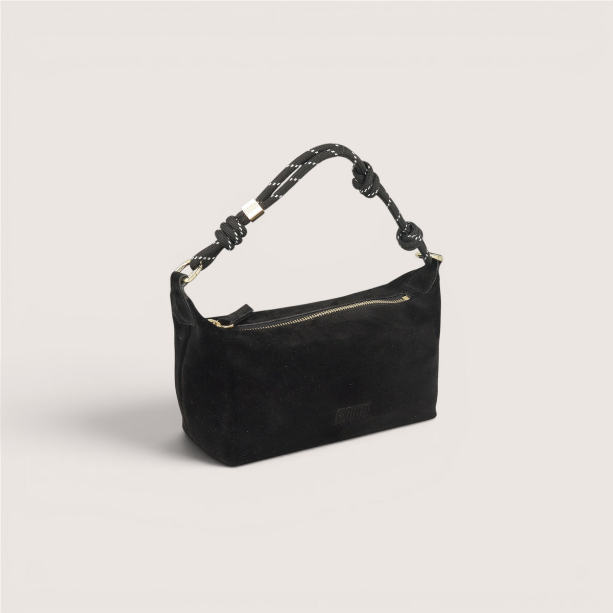 FLÒ POUCH Suede - Black