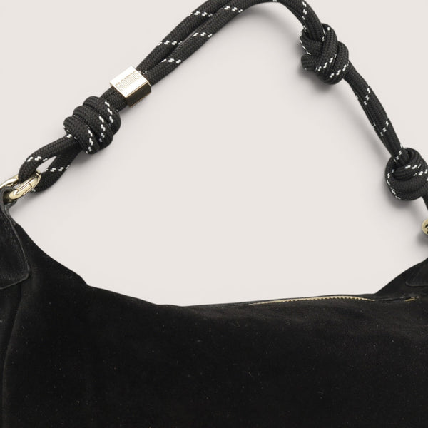 FLÒ POUCH Suede - Black