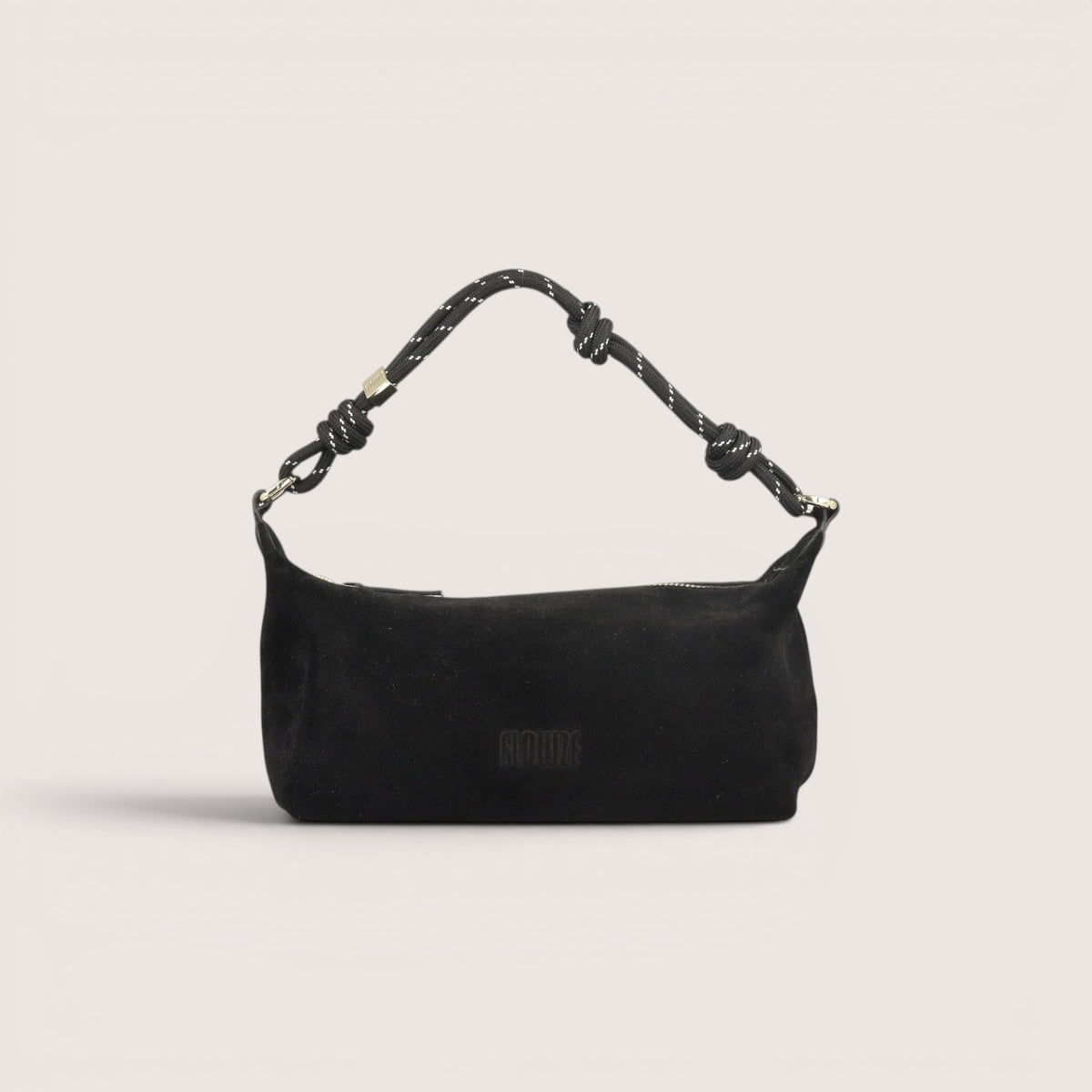 FLÒ POUCH Suede - Black