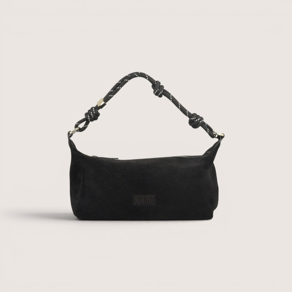 FLÒ POUCH Suede - Black