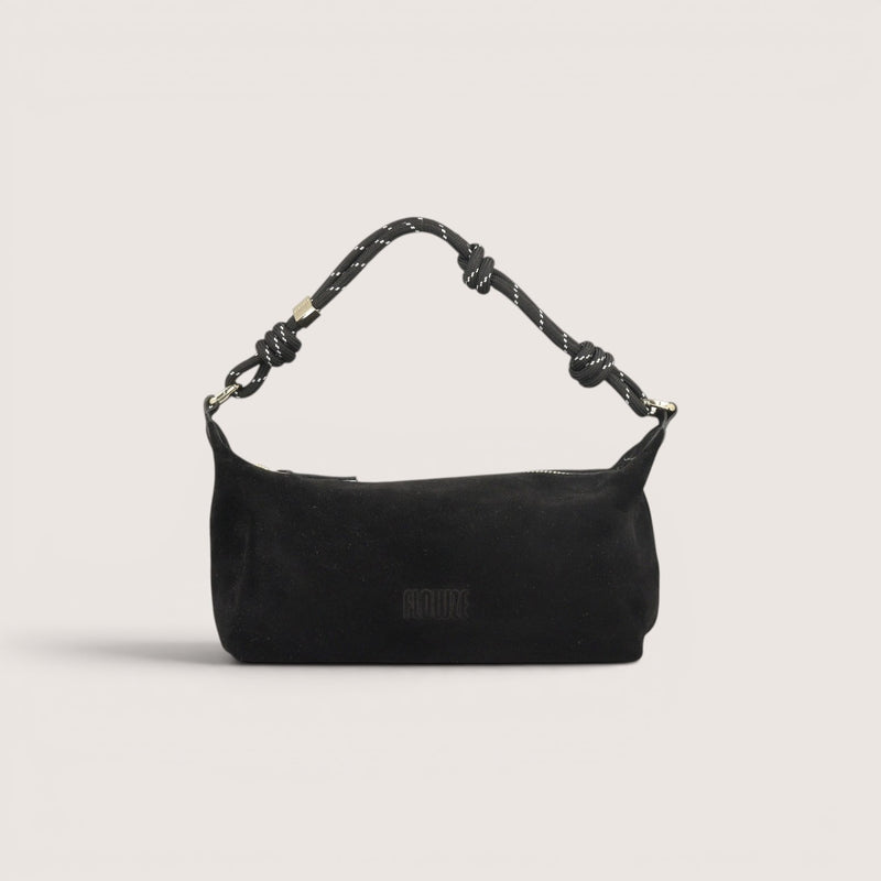 FLÒ POUCH Suede - Black