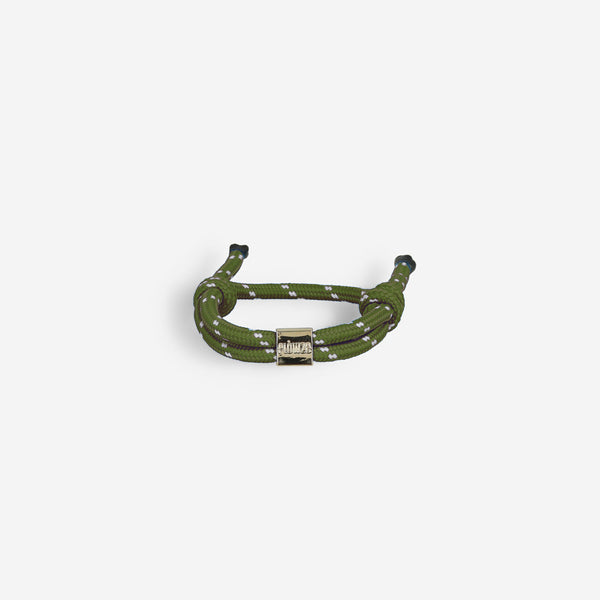 FL Ò / BRACE GREEN - Rope bracelet