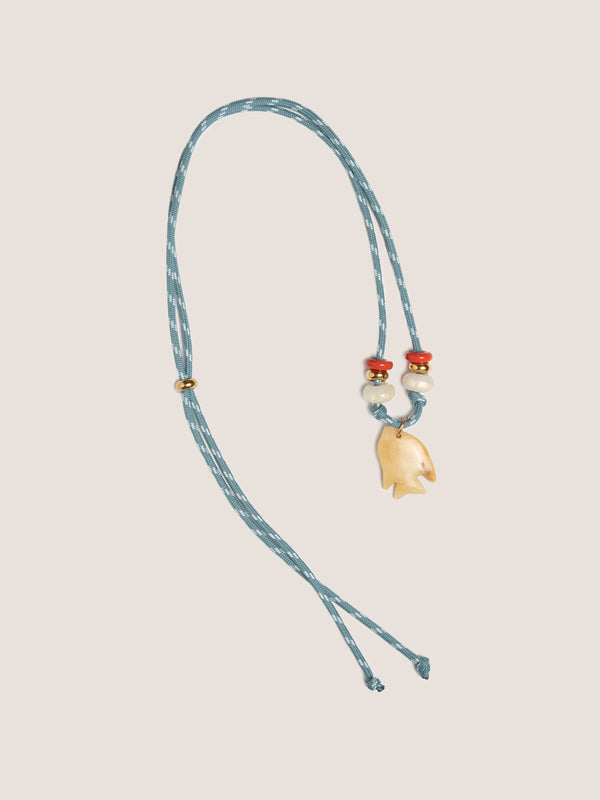 Flowze x Collanine Colorate - F L Ò Necklace - Teal
