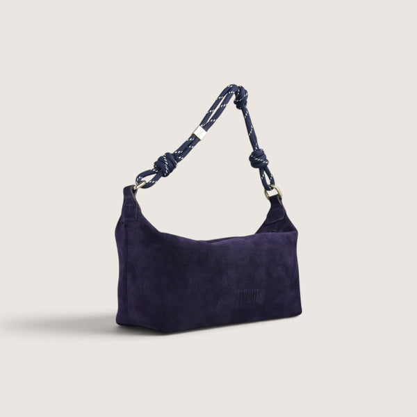 FLÒ POUCH Suede - Navy
