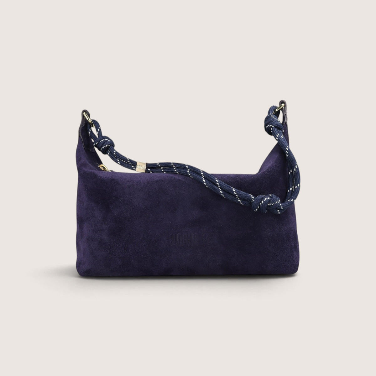 FLÒ POUCH MEDIUM Suede - Navy
