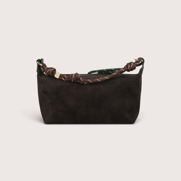 FLÒ POUCH Suede - Espresso