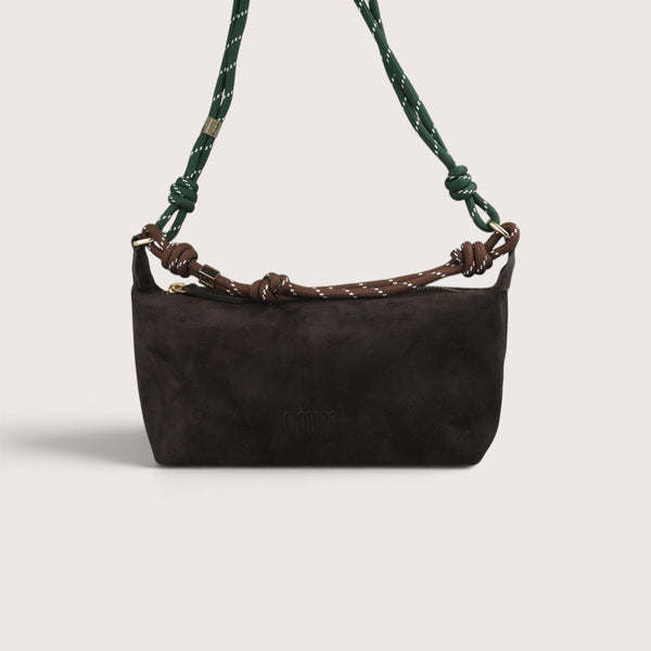 FLÒ POUCH Suede - Espresso