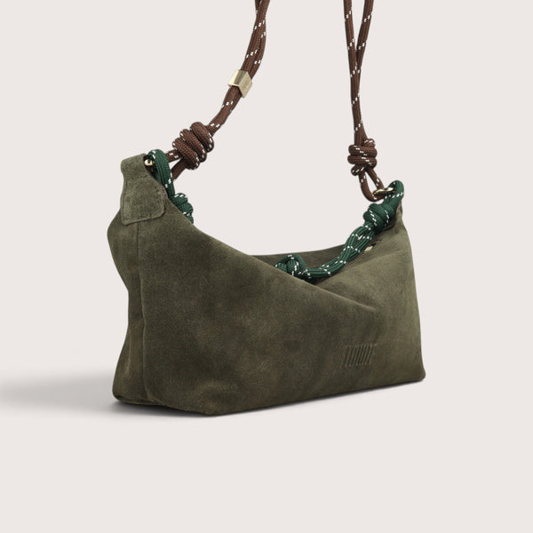 FLÒ POUCH Suede - Khaki